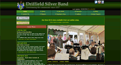 Desktop Screenshot of driffieldband.com